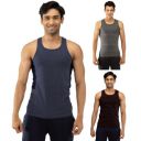 Chromozome Mens Cotton Rich Vests (Pack of 3)...