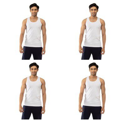 Chromozome Mens Cotton Rich Vests (Pack of 4)