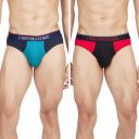Chromozome Mens Cotton-Stretch Briefs (Pack of 2)...