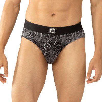 Chromozome Mens Cotton-Stretch Printed Brief
