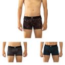Chromozome Mens Cotton-Stretch Printed Trunks (Pack of 3)...