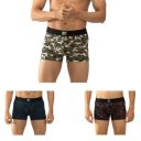 Chromozome Mens Cotton-Stretch Printed Trunks (Pack of 3)...