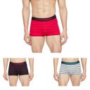 Chromozome Mens Cotton-Stretch Striper Trunks (Pack of 3)...