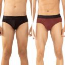 Chromozome Mens Micro Modal Stretch Briefs Pack of 2...
