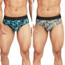 Chromozome Mens Modal-Stretch Printed Briefs (Pack of 2)...