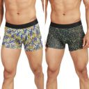 Chromozome Mens Modal-Stretch Printed Trunks (Pack of 2)...