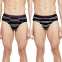 Chromozome Mens Modal-Stretch Striper Briefs (Pack of 2)...
