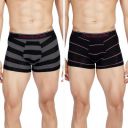 Chromozome Mens Modal-Stretch Striper Trunks (Pack of 2)...