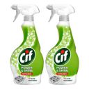 Cif Kitchen Cleaning Spray, Tough Grease Removal, 450 ml (Pack of 2)...