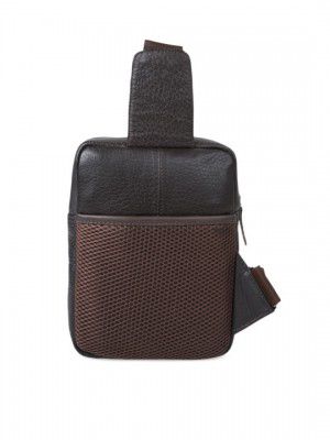CIMONI Leather Oversized Structured Sling Bag