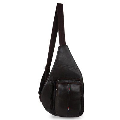CIMONI Premium Genuine Leather Chest Bag for Men & Women