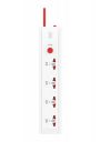 CINTA CE 3260 Eion Power Strip (2 mtr) with Four International sockets, Safety Shutter, Surge Protection & Neon Indicator...