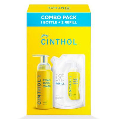 Cinthol Lime Foam Body Wash - (600ml)