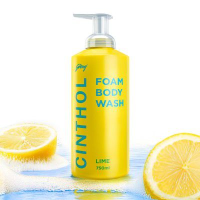 Cinthol Lime Foam Body Wash (750ml)