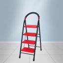 CIPLA PLAST 4 Steps Super Milano Heavy Duty Ladder (Black & RED) GEC-L4(SM) (Large)...