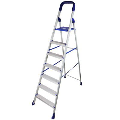 Cipla Plast Heavy Duty Folding Aluminium Ladder - Home Pro 7 Steps - Gec-L7