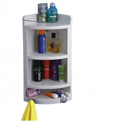 Ciplaplast Plastic BRC-703 Extra Large Corner Organized (White)