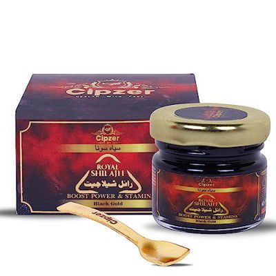 Cipzer Royal Shilajit Resin(Black Gold)|100% Pure Himalayan Shilajeet for man & women |Ayurvedic natural enegy/strength/stamina/power 20 gm