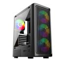 Circle Amazer X1 Mid- Tower Computer Case | Gaming Cabinet - Black...