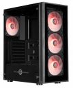 Circle Xtender X2 Mid- Tower Computer Case | Gaming Cabinet - Black...