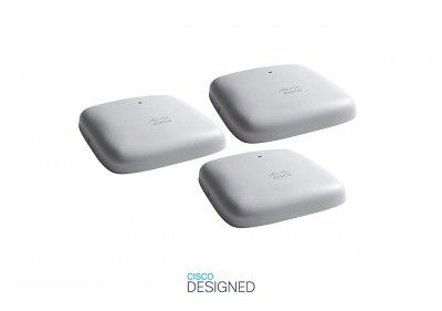 Cisco Business 3-CBW240AC-D Wi-Fi Access Point | 802.11ac | 4x4 | 2 GbE Ports | 3 Pack Bundle (3-CBW240AC-D)