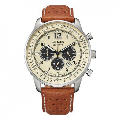 Citizen Analog Beige Dial Mens Watch-CA4500-16X