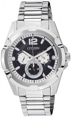 Citizen Analog Black Dial Mens Watch-AG8330-51E