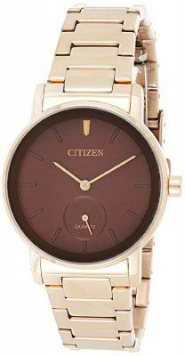 Citizen Analog Brown Dial Womens Watch-EQ9063-55X