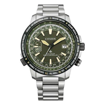 Citizen Analog Green Dial Mens Watch-CB0206-86X