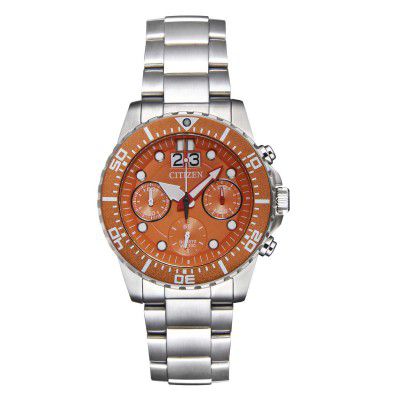 Citizen Analog Orange Dial Mens Watch-AI7008-81X