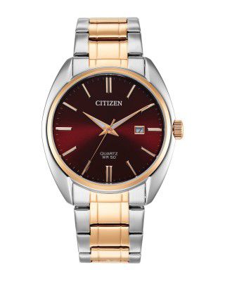 Citizen Analog Red Dial Mens Watch-BI5104-57X