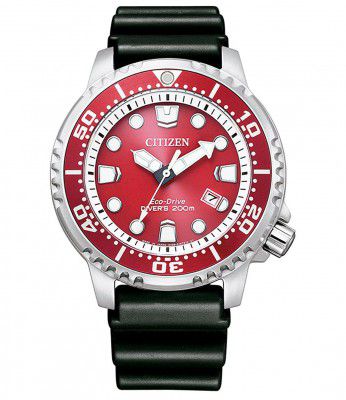 Citizen Analog Red Dial Mens Watch-BN0159-15X
