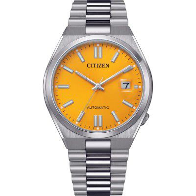 Citizen Analog Yellow Dial Mens Watch-NJ0150-81Z