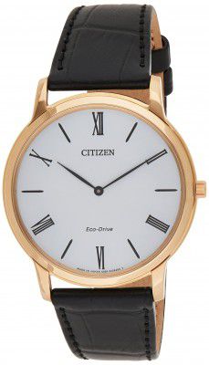 Citizen Eco-Drive Analog White Dial Mens Watch-AR1113-12B