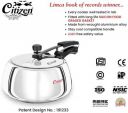 CITIZEN Handi 2 Ltr Stainless Steel with Sandwich Bottem Inner Lid Pressure Cooker 2 L Pressure Cooker (Aluminium)...