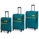 Citizen Journey Pulse Trolley Bag for Travel Set of 3 (57 cm Small, 68 cm Medium & 78 cm Large) Luggage Bag (Teal Blue)...