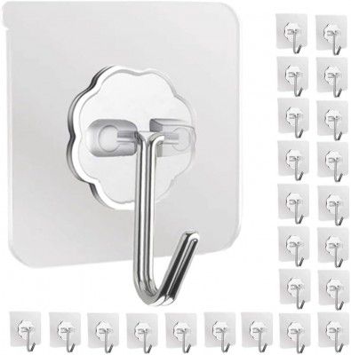 Claiez Adhesive Hooks 13.2LB(Max) 10 Pack
