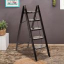 amazon basics Clamber Max - Non-Trip and Flat-Foldable Step Ladder, 5 Steps...