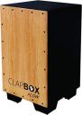 Clapbox Cajon CB02 Flow -Black, Oak Wood (H:50 W:30 L:30) - 3 Internal Snares...