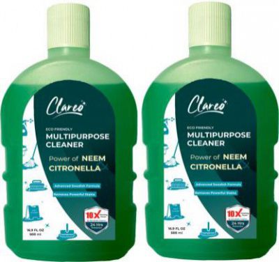 Clareo Multipurpose Cleaner 2*500 ( Neem & Citronella )  (1 L)