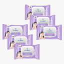 Claret Gentle Makeup Removal Wet Wipes - 25 Count Pack | For All Skin Types | 100% Vegan & Paraben-Free (Pack Of 6)...