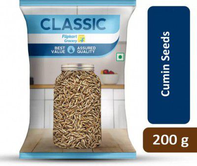 Classic Cumin Seeds by Flipkart Grocery (200 g)