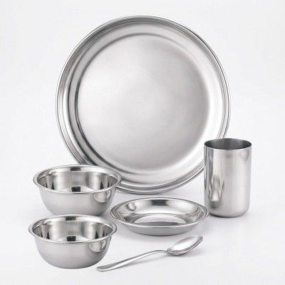 Classic Essentials Glory Stainless Steel Dinner Set of 6 Pcs
