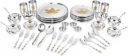 Classic Essentials Pack of 42 Stainless Steel Maple Dinner set Heavy Gauge with Permanent Laser Design Dinner Set ...