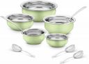 Classic Essentials Pista Stainless Steel Handi/patila/bhagona/biryani cook & serve Induction Bottom Cookware Set  (Stainless Steel, 10 - Piece)...