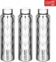 Classic Essentials Stainless Steel Puro Water Bottle 1000ml(Pack of 3) 1000 ml Bottle (Pack of 3, Silver, Steel)...