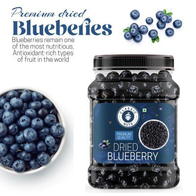 Classic Nuts Dried Blueberry | Rich in antioxidants, Vitamin K, Calcium & Fibre,1kg