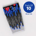 Classmate Hook- Blue Ball Pens | Pack of 10...