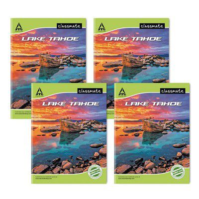 Classmate Notebook - Single Line, 140 Pages, 240 mm x 180 mm - Pack Of 4