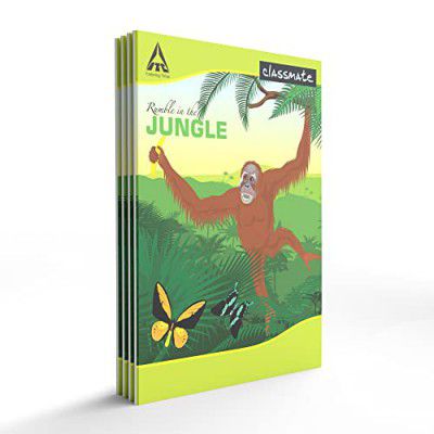 Classmate Notebook - Unruled, 72 Pages, 240 mm x 180 mm - Pack Of 4
